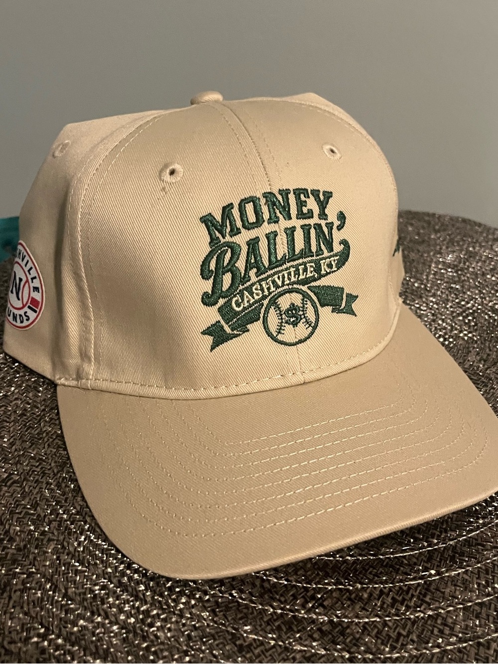 🩷 NWOT The Mint Gaming Hall/Nashville Sounds Money Ballin Hat Cashville, Ky
